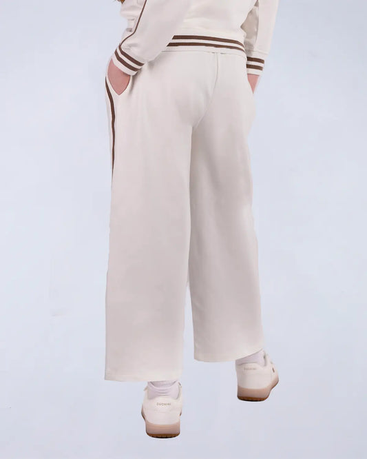 Cozy Track Pants - Ivory Cream