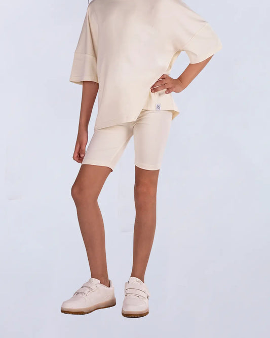 Logo Bike Short - Ivory Cream (Coming soon)