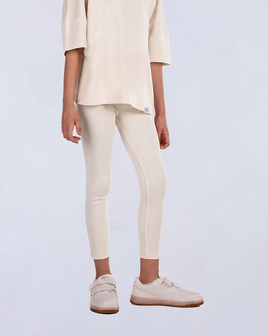 Logo Leggings - Ivory Cream (Coming soon)