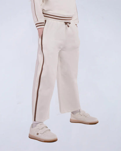 Cozy Track Pants - Ivory Cream