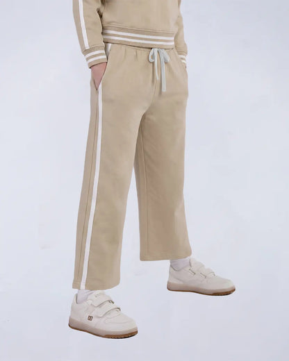 Cozy Track Pants - Camel Beige