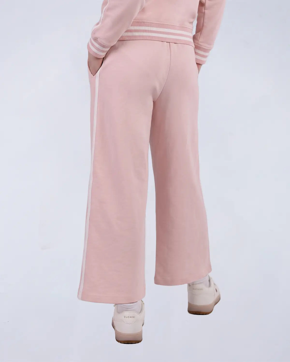 Cozy Track Pants - Soft Pink