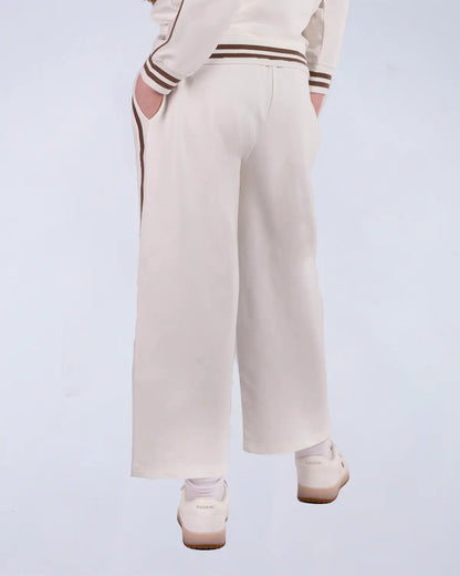 Cozy Track Pants - Ivory Cream