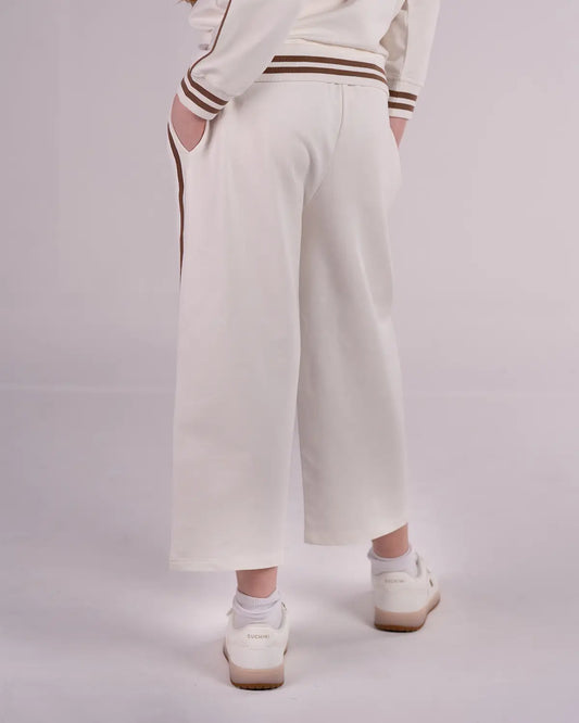 Cozy Track Pants - Ivory Cream
