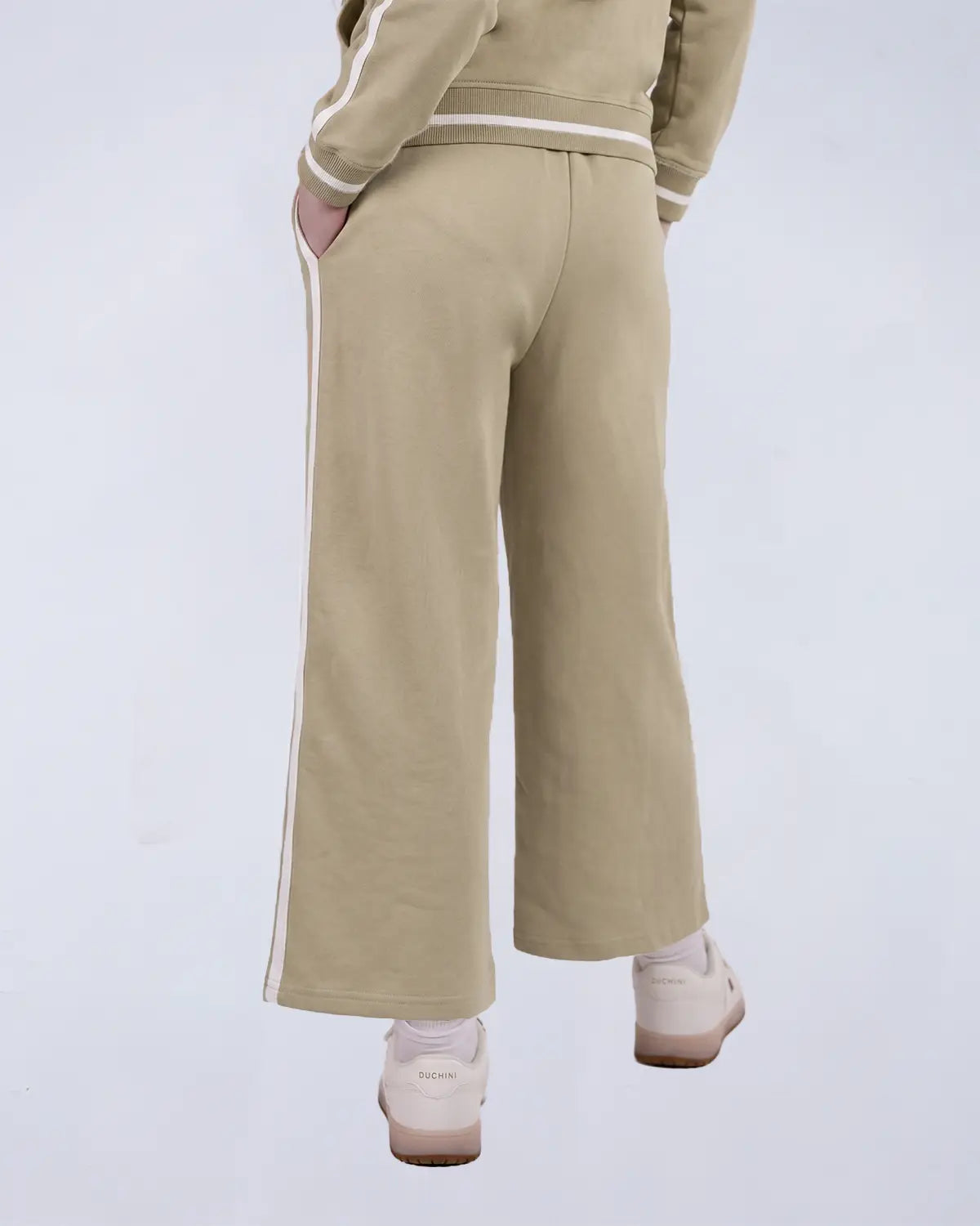 Cozy Track Pants - Camel Beige