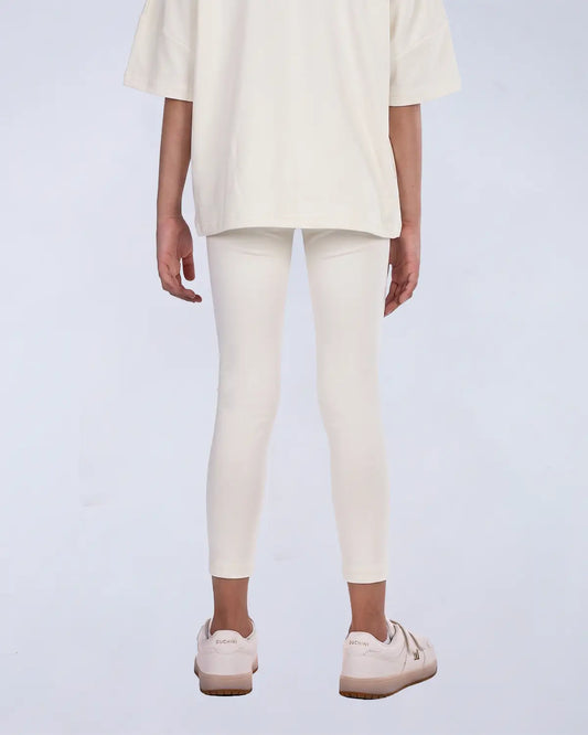Logo Leggings - Ivory Cream (Coming soon)