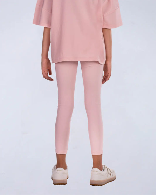 Logo Leggings - Soft Pink