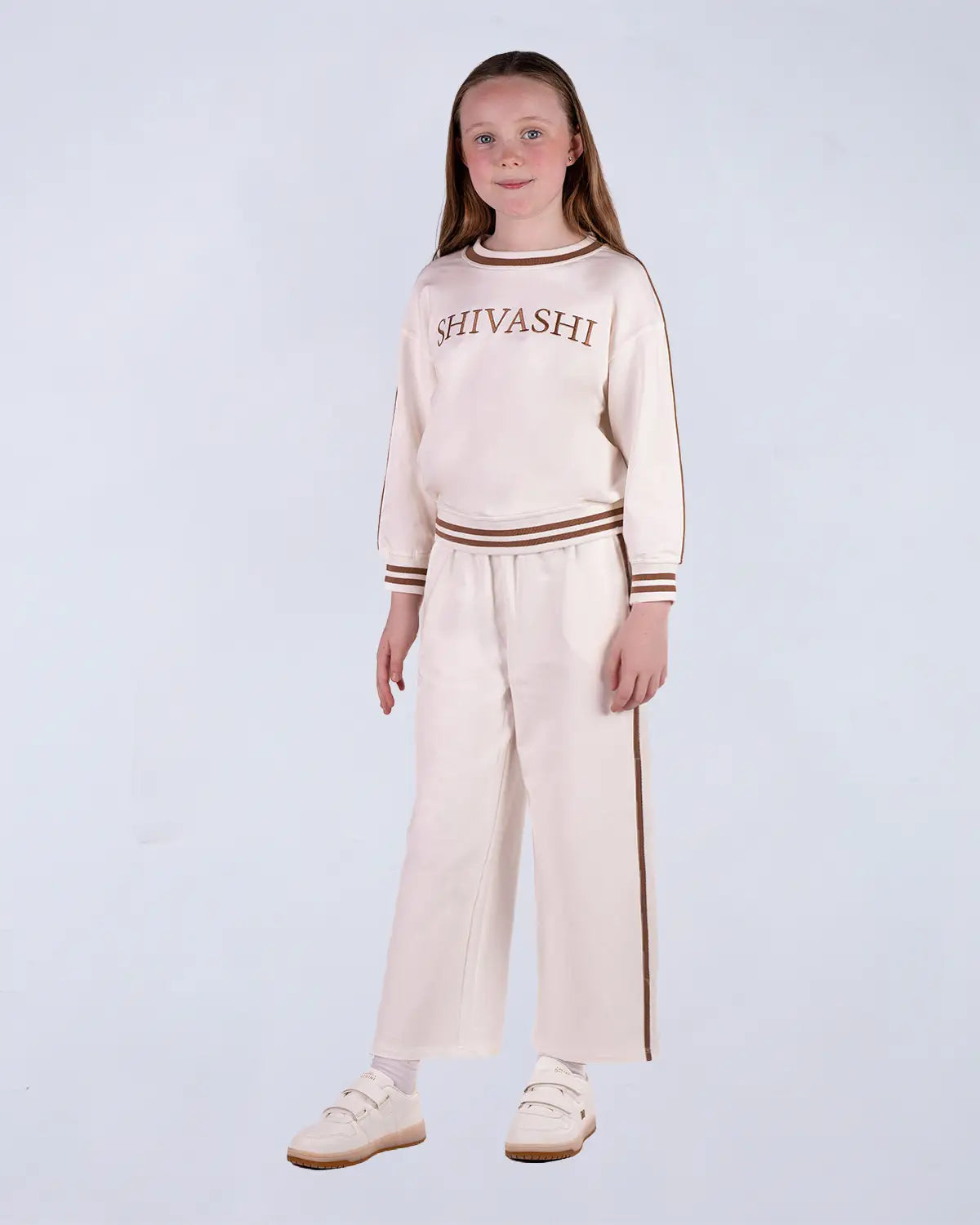 Cozy Set (Sweat + Track Pants) - Ivory Cream