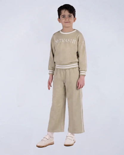 Cozy Track Pants - Camel Beige
