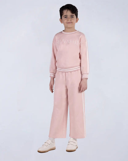 Cozy Track Pants - Soft Pink