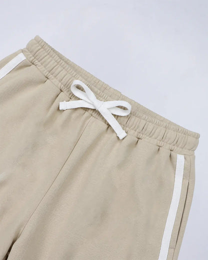 Cozy Track Pants - Camel Beige