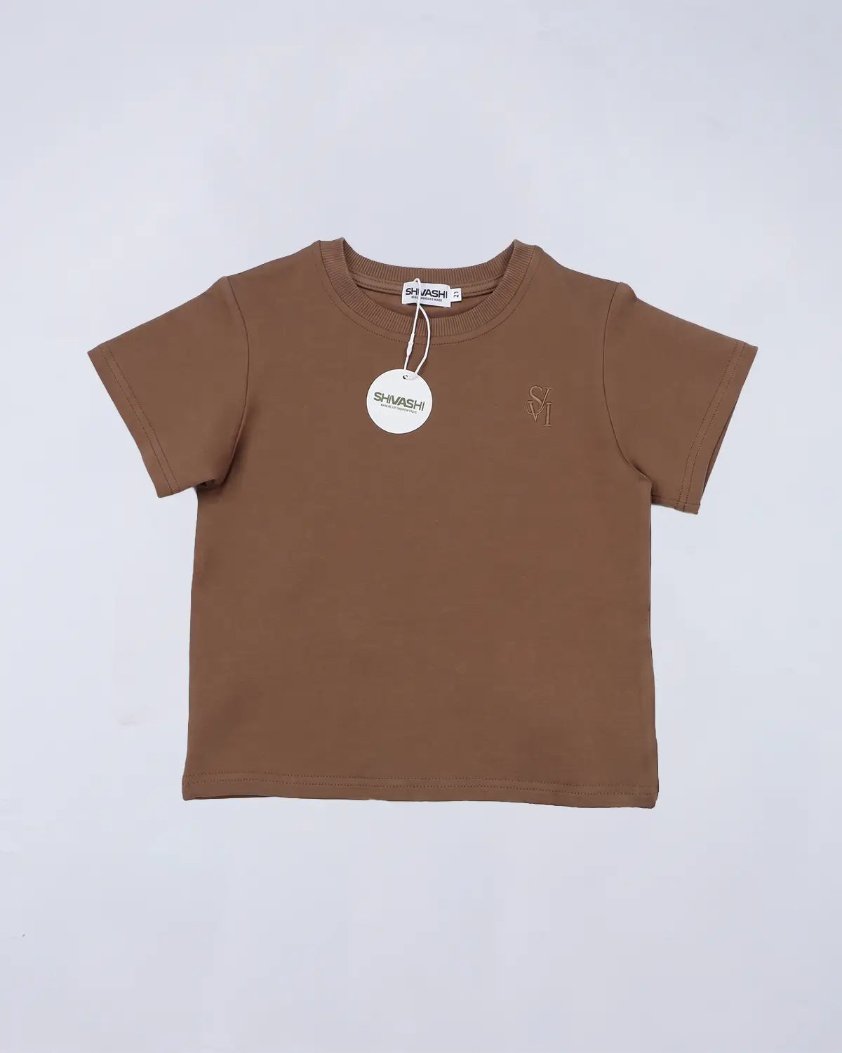 Everyday Set (Hoodie + Tee + Shorts) - Chocolate Brown