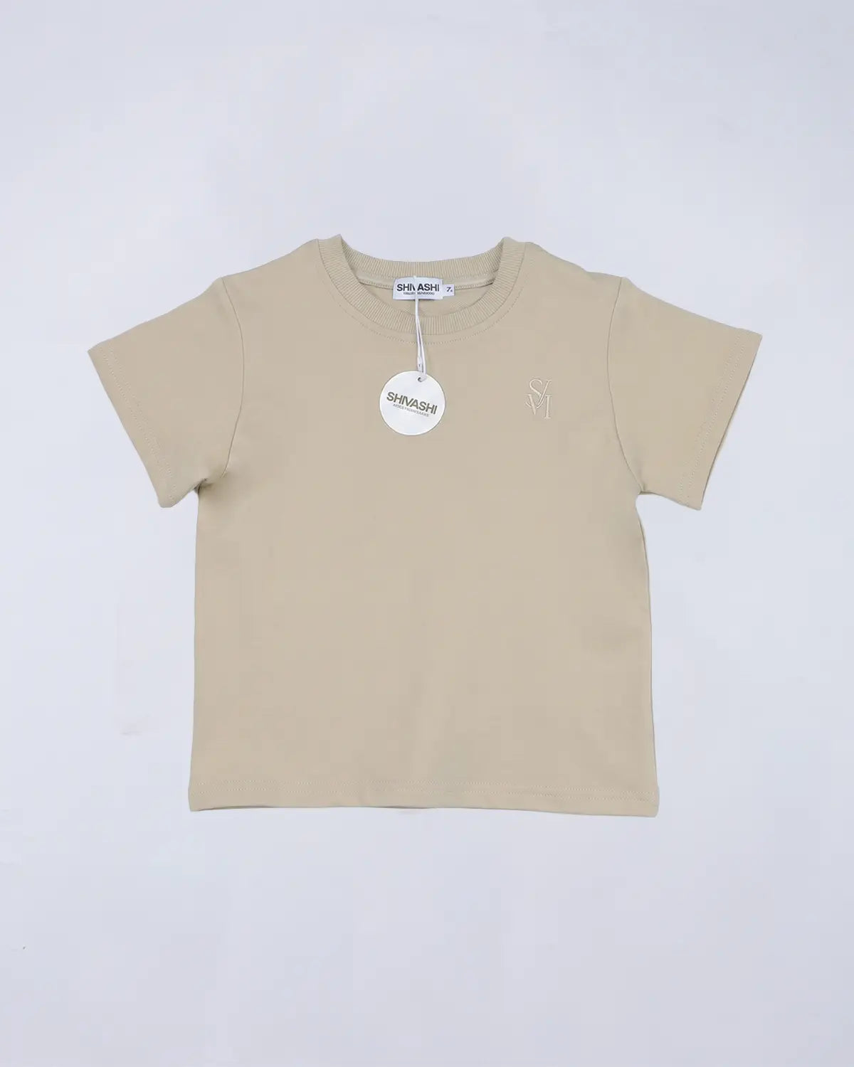 Everyday Set (Hoodie + Tee + Shorts) - Camel Beige