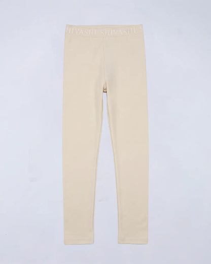 Logo Set (Tee + Leggings) - Camel Beige