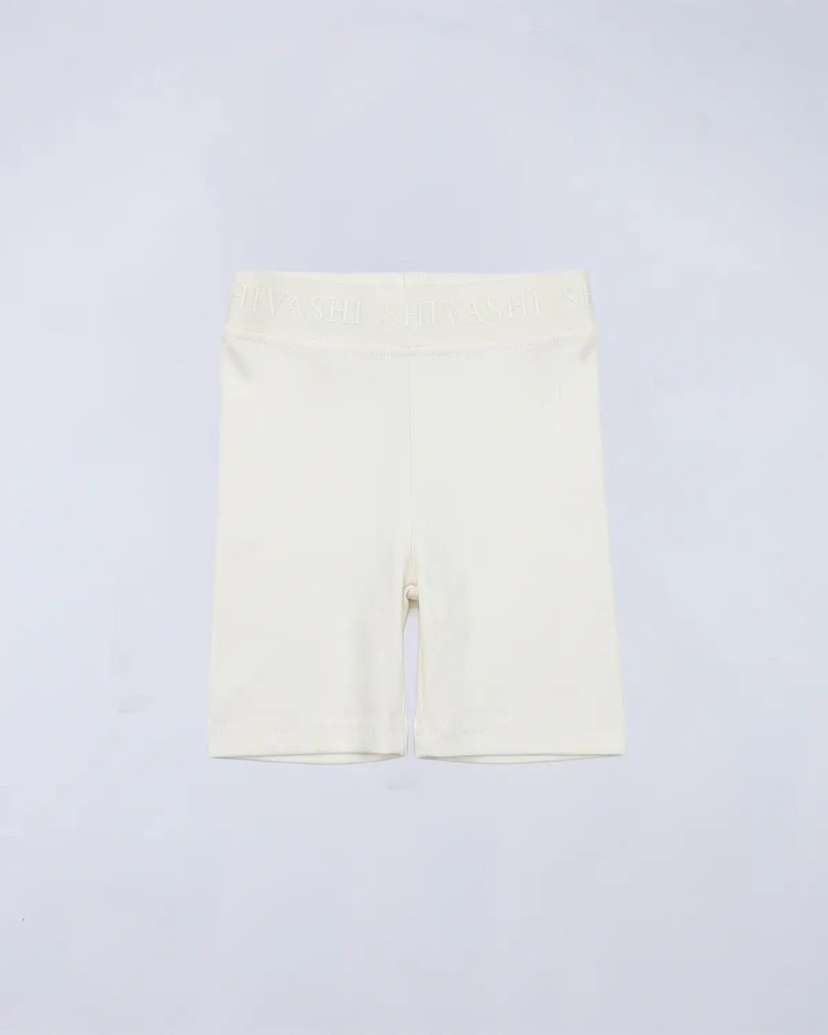Logo Set (Tee + Bike Shorts) - Ivory Cream