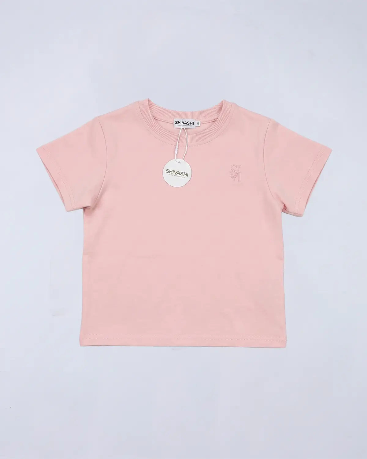 Everyday Set (Hoodie + Tee + Shorts) - Soft Pink