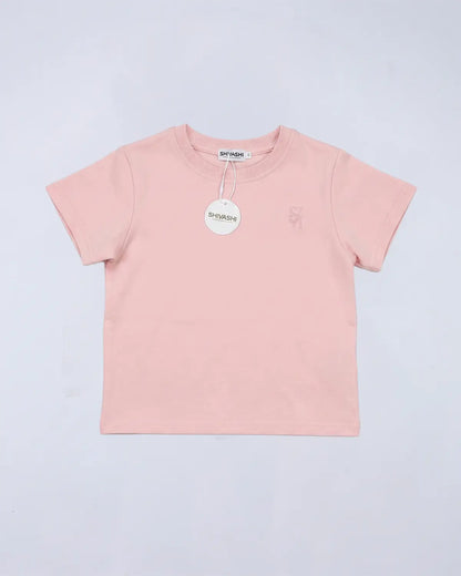 Everyday Set (Hoodie + Tee + Shorts) - Soft Pink