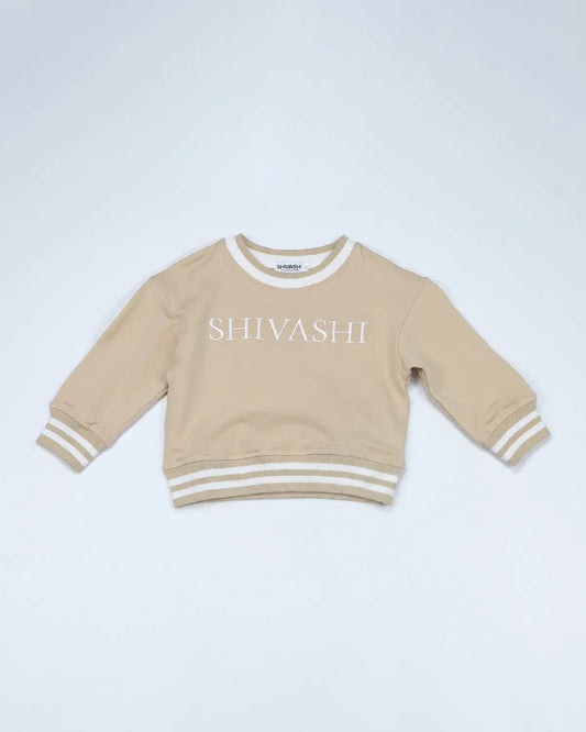 Cozy Set (Sweat + Track Pants) - Camel Beige
