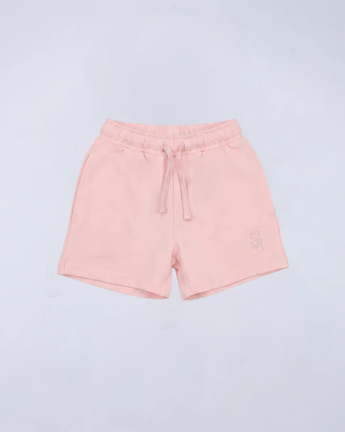Everyday Set (Hoodie + Tee + Shorts) - Soft Pink