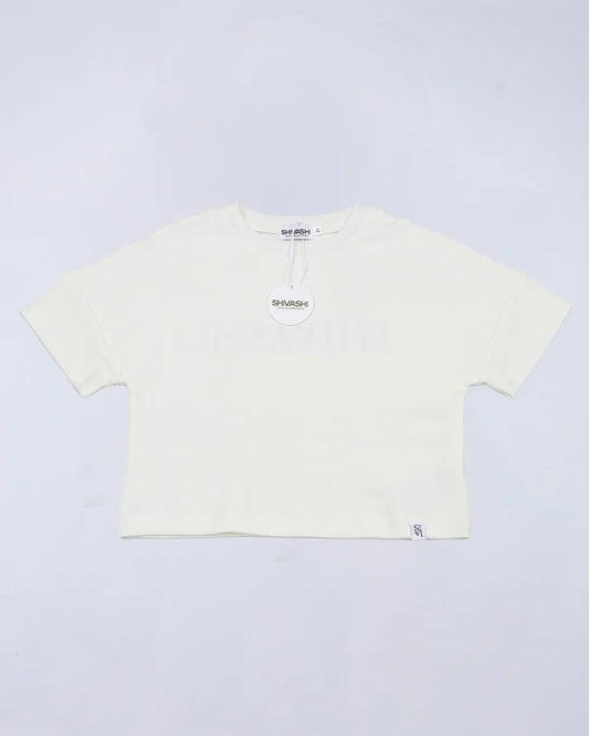 Logo Set (Tee + Bike Shorts) - Ivory Cream (Coming soon)