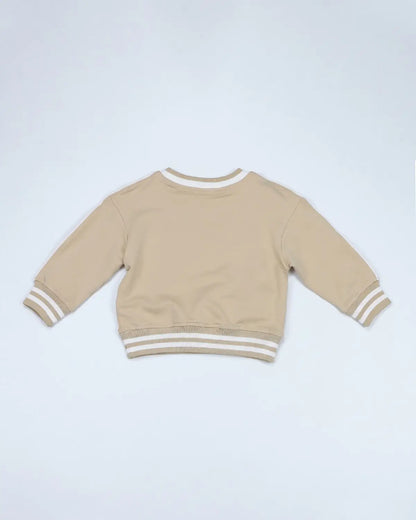 Cozy Set (Sweat + Track Pants) - Camel Beige