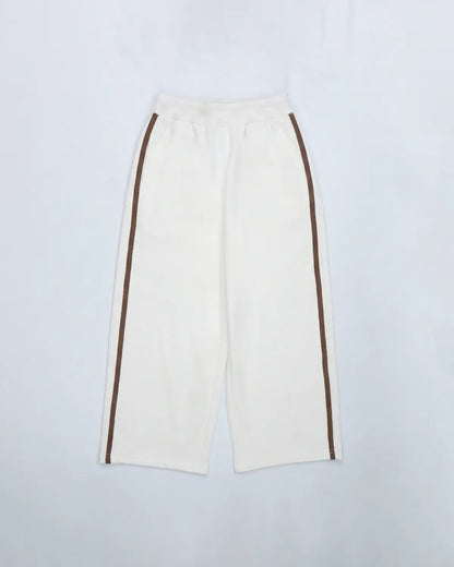 Cozy Track Pants - Ivory Cream