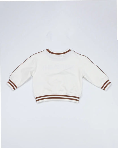 Cozy Set (Sweat + Track Pants) - Ivory Cream