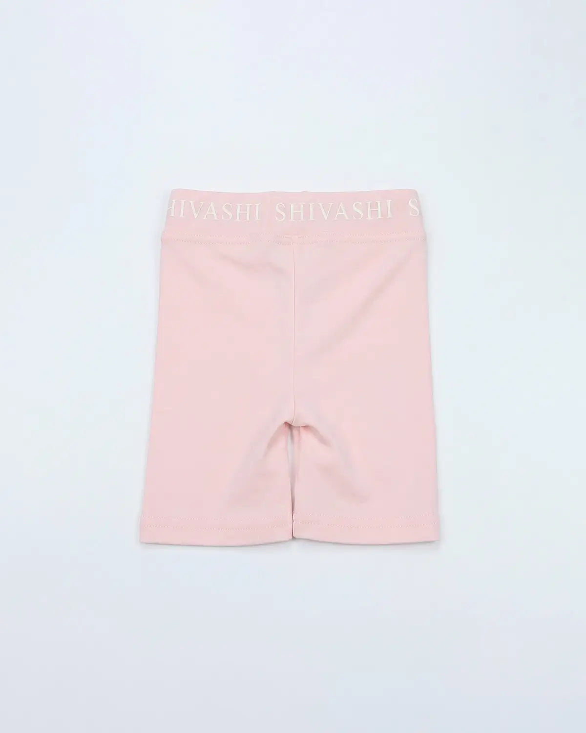Logo Set (Tee + Bike Shorts) - Soft Pink
